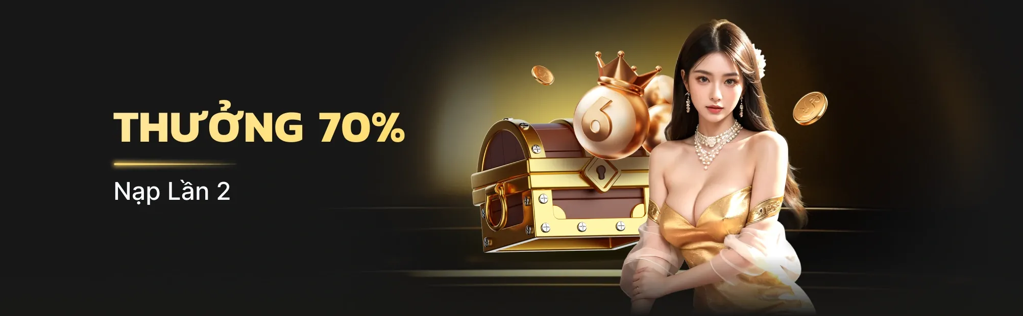 Banner khuyến mãi độc quyền sòng bạc trực tiếp 12play